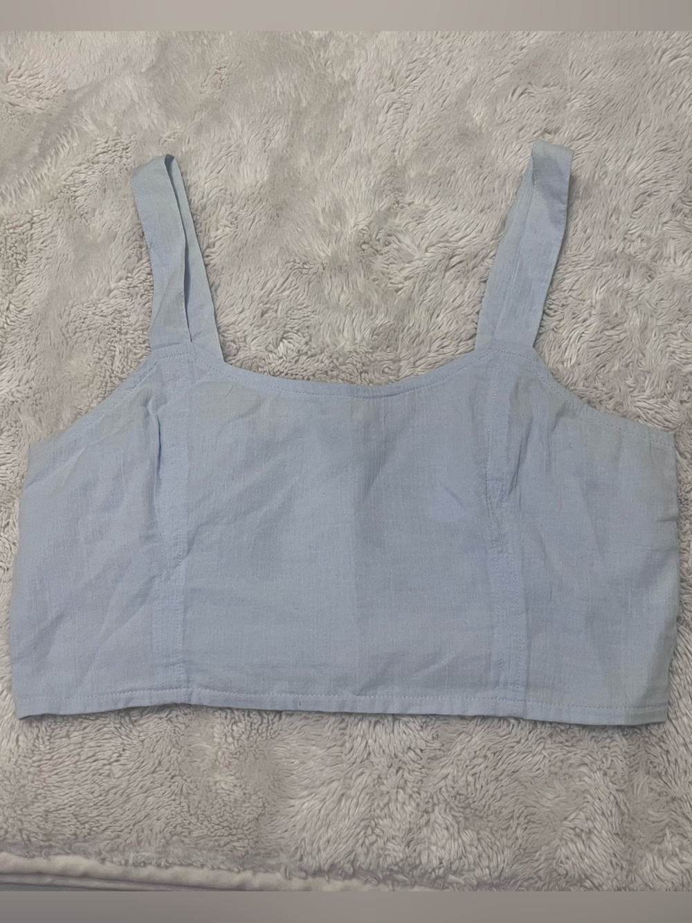 Aerie Light Blue Girls' Crop Tank